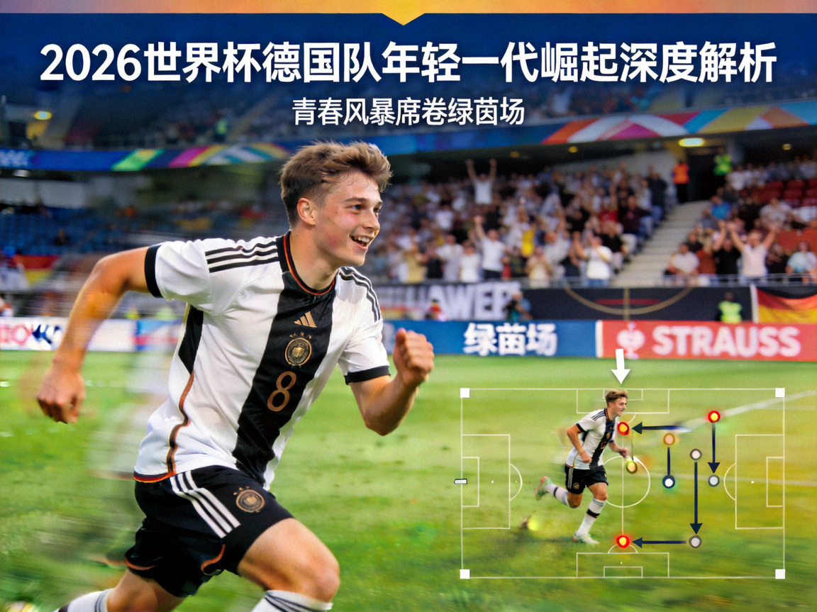 2026世界杯德国队年轻一代崛起深度解析，德国球员在球场上充满活力的奔跑画面