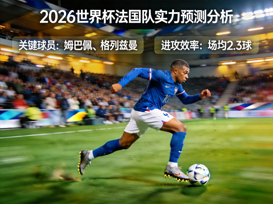 2026世界杯法国队实力预测分析，法国队球员在比赛中快速突破的瞬间